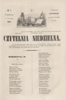 Czytelnia Niedzielna. [R.6], № 7 (17 lutego 1861)