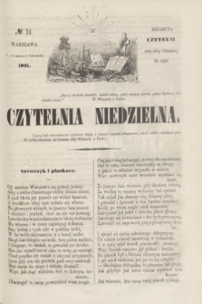 Czytelnia Niedzielna. [R.6], № 14 (7 kwietnia 1861)