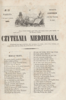 Czytelnia Niedzielna. [R.6], № 23 (9 czerwca 1861)