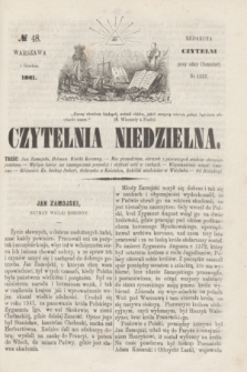 Czytelnia Niedzielna. [R.6], № 48 (1 grudnia 1861)