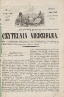 Czytelnia Niedzielna. [R.7], № 1 (5 stycznia 1862)