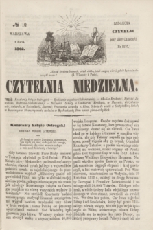 Czytelnia Niedzielna. [R.7], № 10 (9 marca 1862)