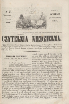 Czytelnia Niedzielna. [R.7], № 23 (8 czerwca 1862)