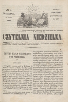 Czytelnia Niedzielna. [R.8], № 4 (25 stycznia 1863)