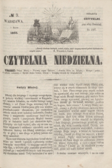 Czytelnia Niedzielna. [R.8], № 9 (1 marca 1863)