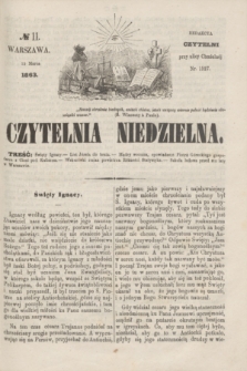 Czytelnia Niedzielna. [R.8], № 11 (15 marca 1863)