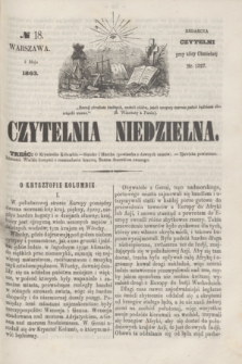 Czytelnia Niedzielna. [R.8], № 18 (3 maja 1863)