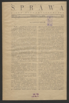 Sprawa. R.4 [i.e.5], nr 3 (czerwiec 1944)