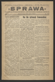 Sprawa : organ Związku Syndykalistów Polskich i Syndykalistycznego Porozumienia Powstańczego. R.5, nr 106 (12 września 1944)