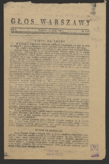 Głos Warszawy. R.2, nr 9 (5 lutego 1943) = nr 18