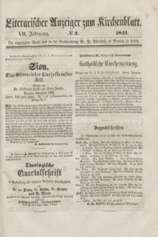 Literarischer Anzeiger zum Kirchenblatt. Jg.7, № 3 ([6 März] 1841)
