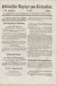 Literarischer Anzeiger zum Kirchenblatt. Jg.8, № 18 ([10 Dezember] 1842)