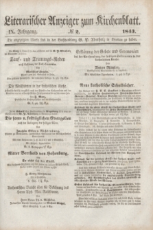 Literarischer Anzeiger zum Kirchenblatt. Jg.9, № 2 ([28 Januar] 1843)