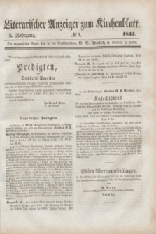 Literarischer Anzeiger zum Kirchenblatt. Jg.10, № 5 ([16 März] 1844)