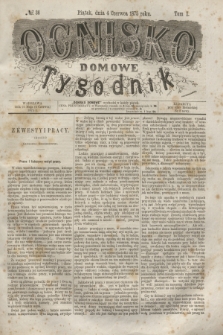 Ognisko Domowe : tygodnik. T.1, № 36 (4 czerwca 1875) + dod.