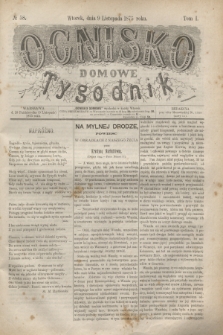 Ognisko Domowe : tygodnik. T.1, № 58 (9 listopada 1875) + dod.