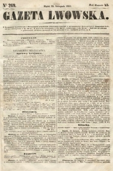 Gazeta Lwowska. 1853, nr 269