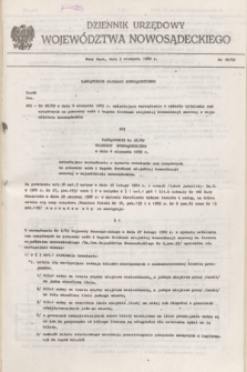 Dziennik Urzędowy Województwa Nowosądeckiego. 1989, nr 18 (5 sierpnia)