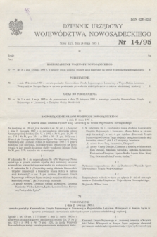 Dziennik Urzędowy Województwa Nowosądeckiego. 1995, nr 14 (24 maja)