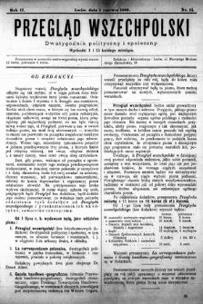 Przegląd Wszechpolski : dwutygodnik polityczny i społeczny. 1896, nr 11