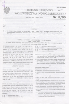 Dziennik Urzędowy Województwa Nowosądeckiego. 1996, nr 8 (4 marca)