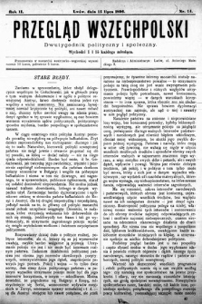 Przegląd Wszechpolski : dwutygodnik polityczny i społeczny. 1896, nr 14