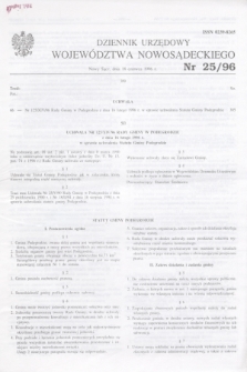 Dziennik Urzędowy Województwa Nowosądeckiego. 1996, nr 25 (18 czerwca)