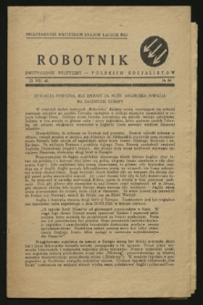 Robotnik : dwutygodnik polityczny Polskich Socjalistów. 1942, № 94 (23 sierpnia)
