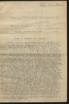 Dodatek do „Dokumentów Chwili" R.2 [ie. 3], nr 6 (20 października 1943)