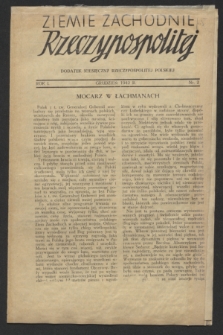 Ziemie Zachodnie Rzeczypospolitej : dodatek miesięczny Rzeczypospolitej Polskiej. R.1, nr 2 (grudzień 1942)