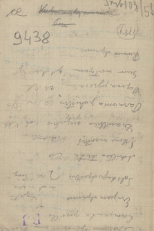 Mariana Smoluchowskiego różne zapiski, adresy i wydatki domowe z 1904 r.