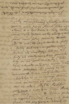 Fragment korespondencji Anieli Bnińskiej, później żony Hilarego Baranowskiego z lat 1830–1832