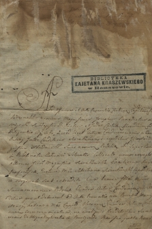 Akta sądu zjazdowego w sprawie spadkowej dóbr ruchomych i nieruchomych po Józefie Sierakowskim strażniku wielkim koronnym z r. 1751