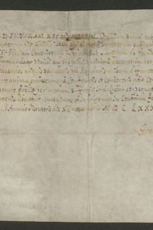 Dokument papieża Innocentego XI udzielający specjalnej łaski dla ołtarza bractwa Niepokalanego Poczęcia NMP w kościele Kanoników Regularnych w Widziniszkach