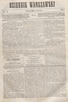 Dziennik Warszawski. R.5, nr 111 (3 czerwca 1868)