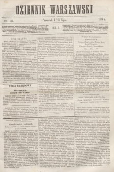 Dziennik Warszawski. R.5, nr 145 (16 lipca 1868)