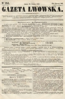 Gazeta Lwowska. 1853, nr 281