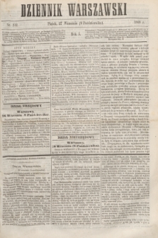 Dziennik Warszawski. R.5, Nr. 212 (9 października 1868)