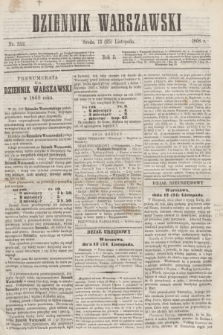 Dziennik Warszawski. R.5, nr 252 (25 listopada 1868)