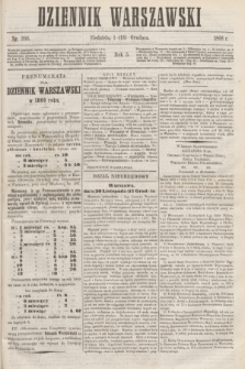 Dziennik Warszawski. R.5, nr 266 (13 grudnia 1868) + dod