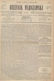 Dziennik Warszawski. R.8, № 201 (2 października 1871) + dod.