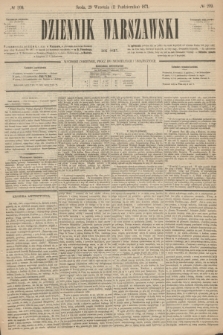 Dziennik Warszawski. R.8, № 209 (11 październik 1871) + dod.