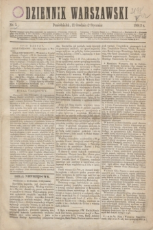 Dziennik Warszawski. [R.2], nr 1 (2 stycznia 1865)