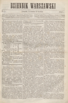 Dziennik Warszawski. [R.2], nr 9 (12 stycznia 1865)