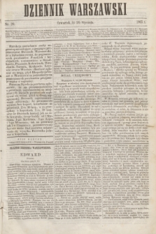 Dziennik Warszawski. [R.2], nr 20 (26 stycznia 1865)