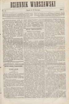 Dziennik Warszawski. [R.2], nr 21 (27 stycznia 1865)