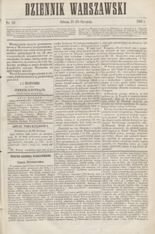 Dziennik Warszawski. [R.2], nr 22 (28 stycznia 1865)