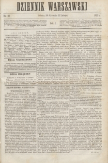 Dziennik Warszawski. R.2, nr 33 (11 lutego 1865)