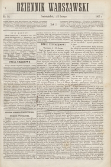 Dziennik Warszawski. R.2, nr 34 (13 lutego 1865)