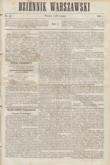 Dziennik Warszawski. R.2, nr 41 (21 lutego 1865)